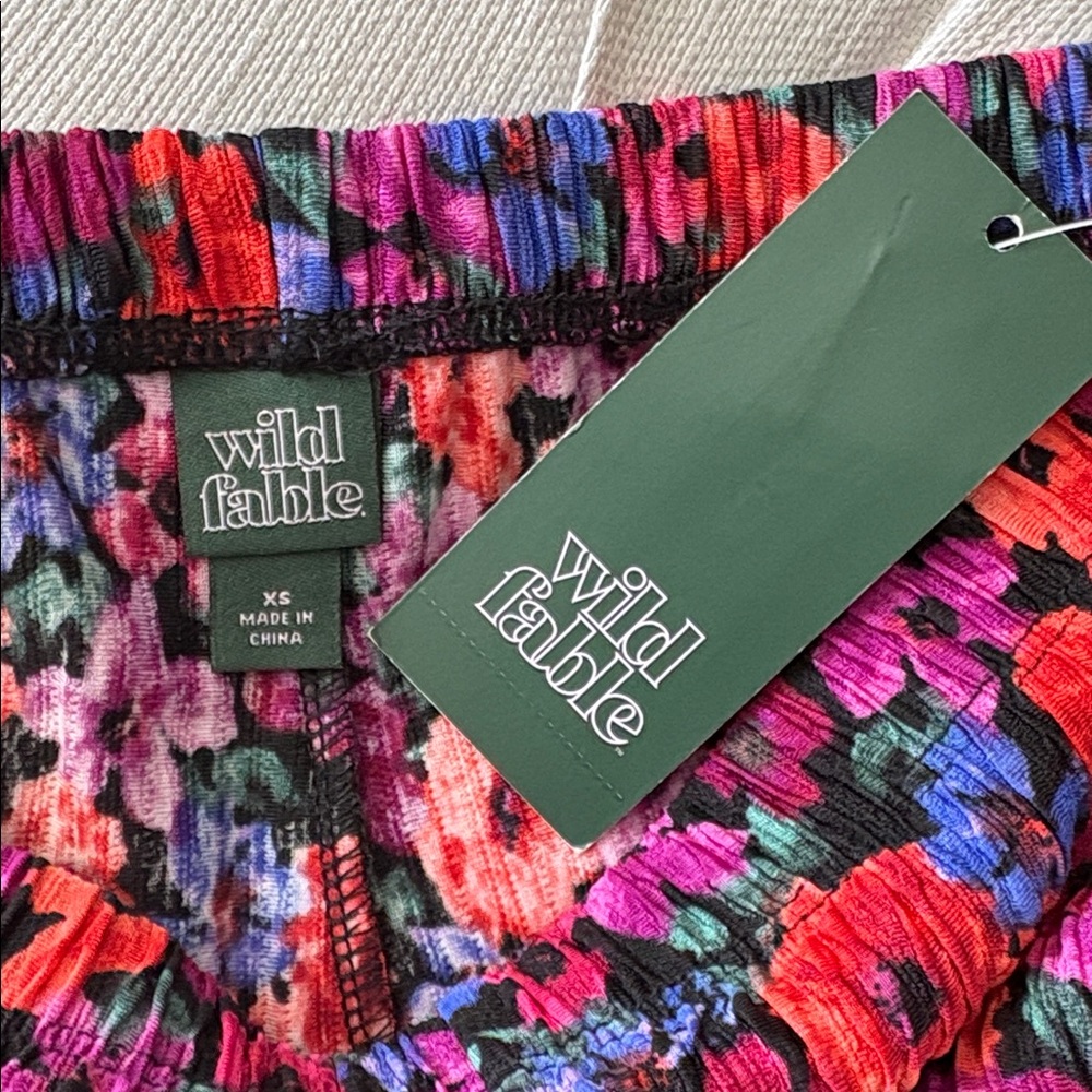WILD FABLE floral bell bottom pants - Picture 6 of 10